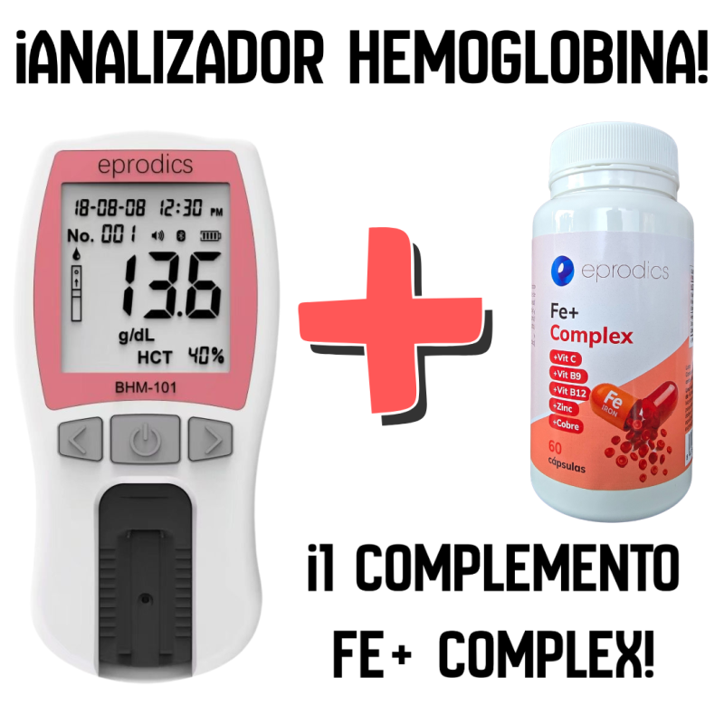Analizador Hemoglobina y HCT BHM-101+ COMPLEMENTO 60 días