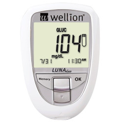 Medidor glucosa, colesterol y ácido úrico Wellion LUNA trio